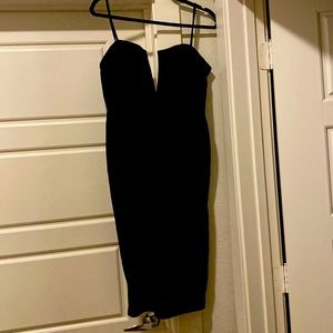 Black Bodycon dress.